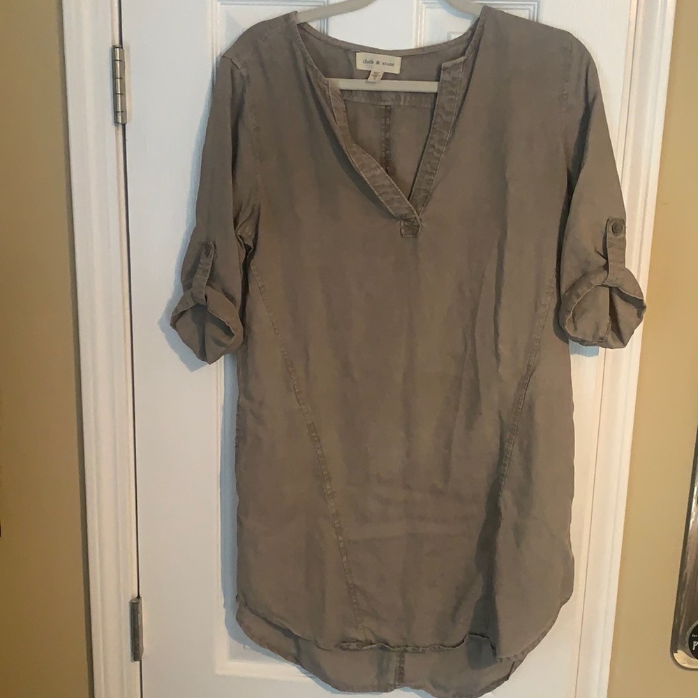 Anthropologie’s Cloth & Stone Green Dress Size SM
